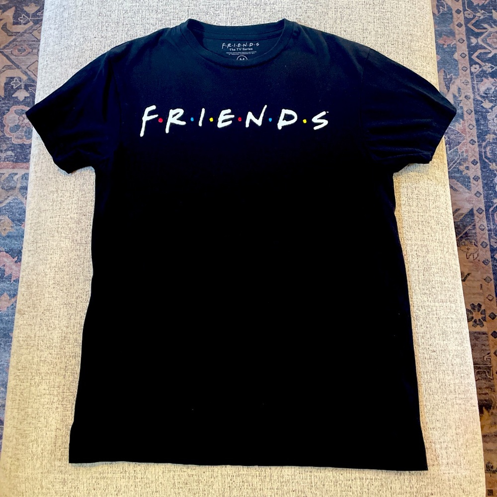 FRIENDS Classic Black Tee